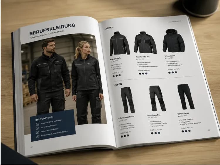 Aufgeschlagener STAKO Katalog 2024/25