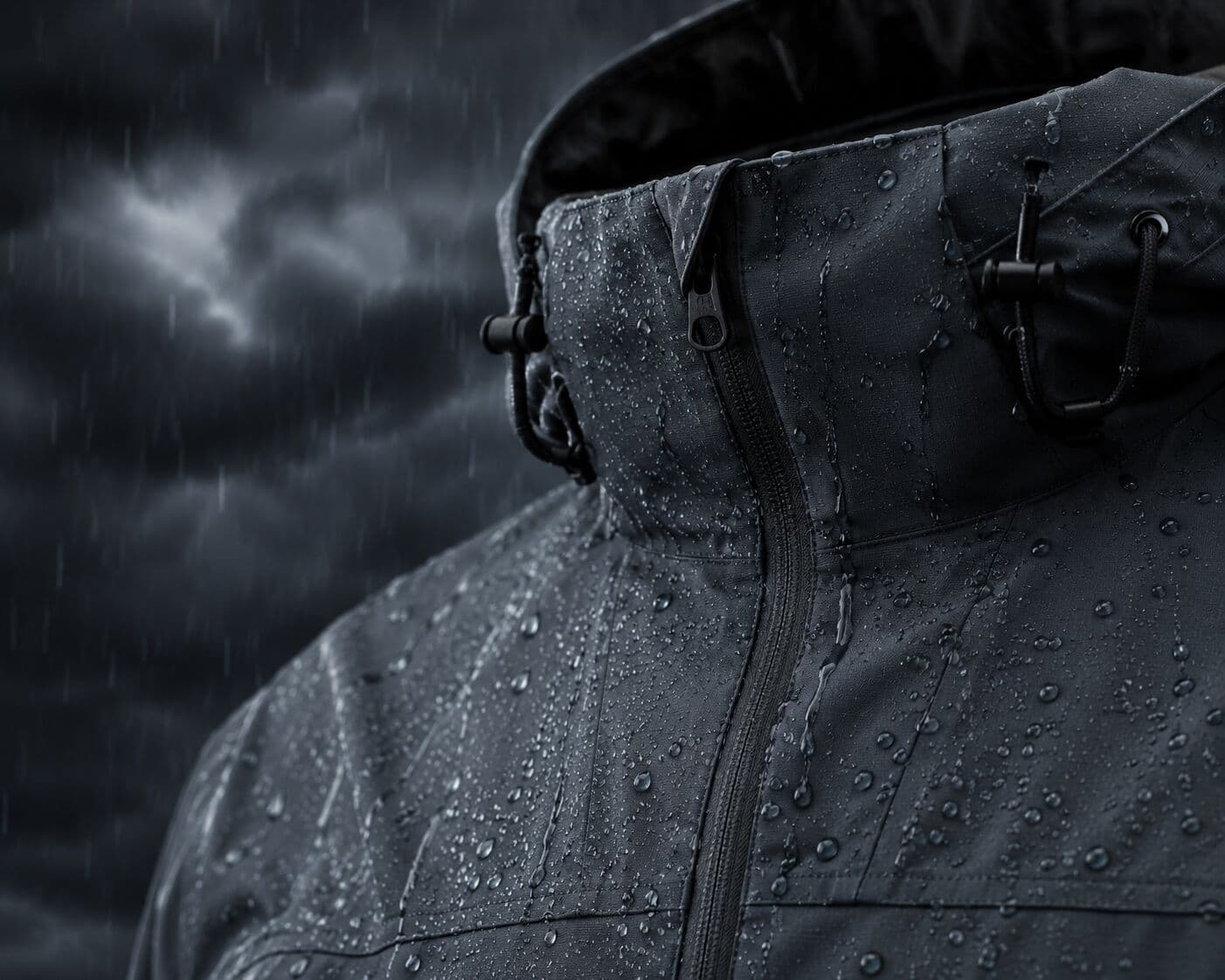 Wetterfeste STAKO Arbeitsjacke im Regen